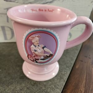 I Love Lucy Chcolate Factory “Job Switching” episode Pink Ceramic Mug